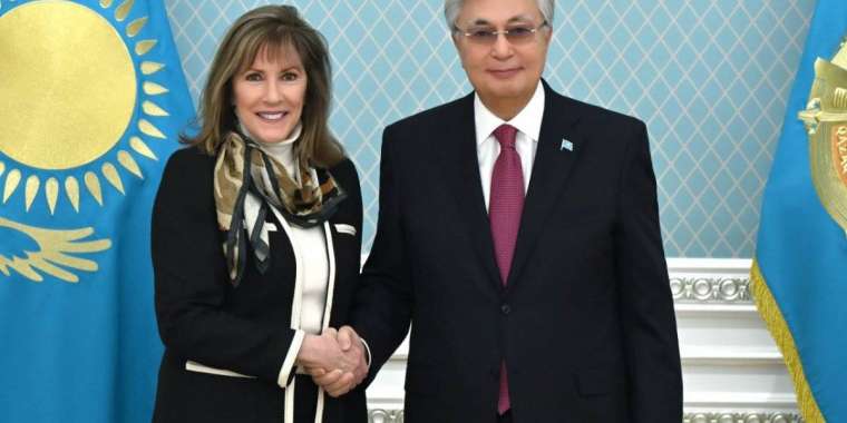 Мемлекет басшысы IАСА президенті Памела Харристі қабылдады