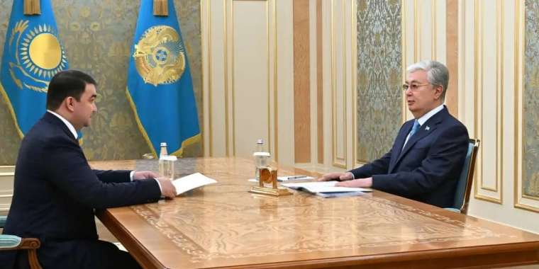 Президент Түркістан облысының әкімі Нұралхан Көшеровті қабылдады