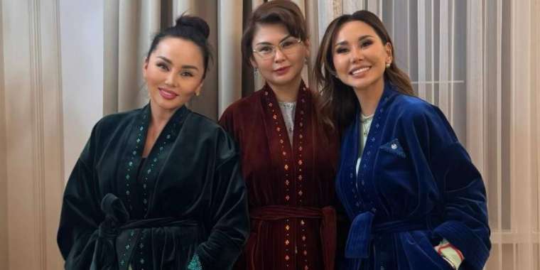 Баян Алагөзованың шапан киіп түскен суреті қызу талқыланды