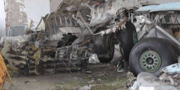 Алматы маңында апатқа ұшыраған ұшақ сынығы аукционда сатылды