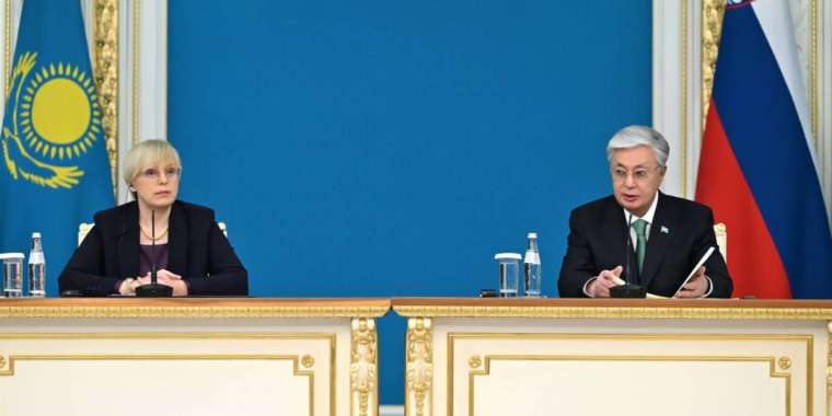Қазақстан мен Словения президенттері  бірлескен мәлімдеме қабылдады