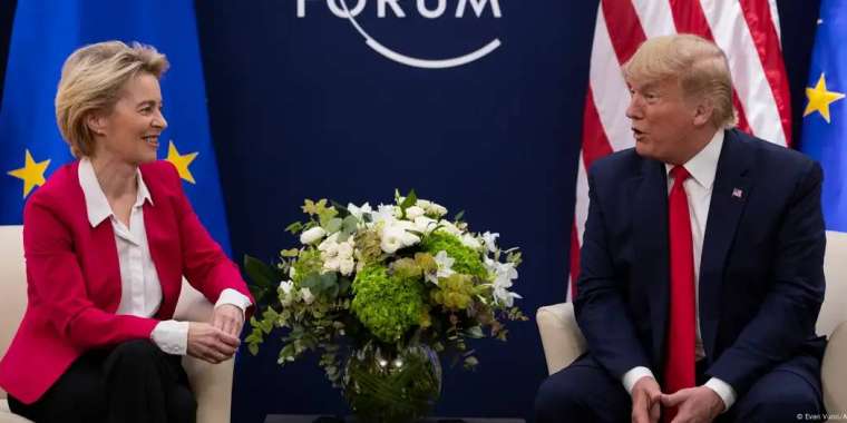 Еуропа АҚШ-қа қарсы енгізілетін баж салығын 90 күнге шегерді