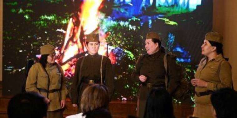 Ақтөбеде Әлия Молдағұлованың 100 жылдығына арналған спектакль қойылды