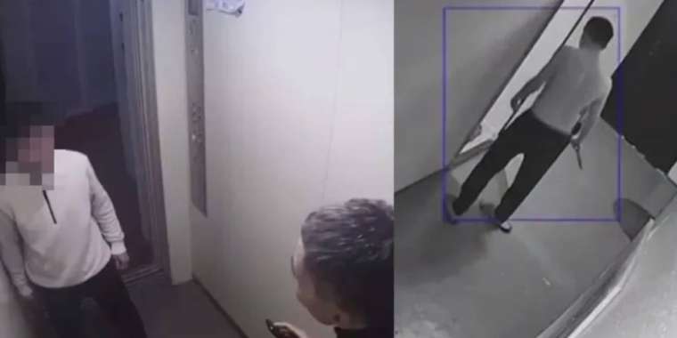 Лифтіде пышақпен жүрген ер адам тұрғындарды шошытты