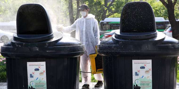 Қоқыс қалдығын тастайтын жерге де тазалық керек