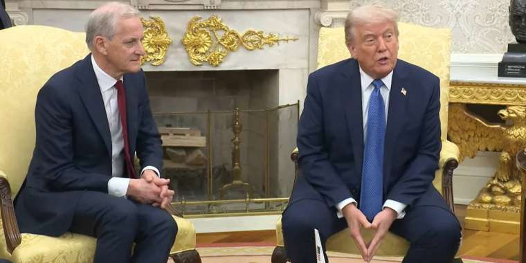 Ресей-Украина соғысы. Трамп Норвегия басшысымен кездесті