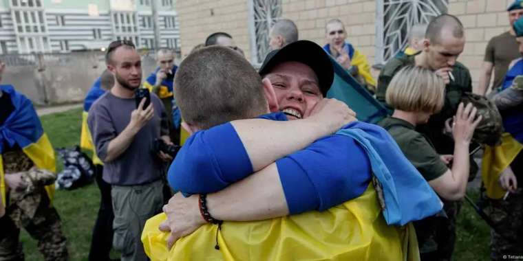 Украина мен Ресей бір-бірімен 205 тұтқынды алмастырды