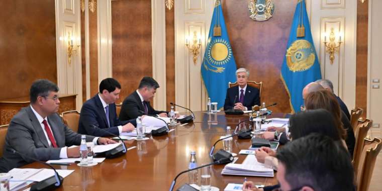 Ұлттық банк өкілдері Тоқаев алдында есеп берді