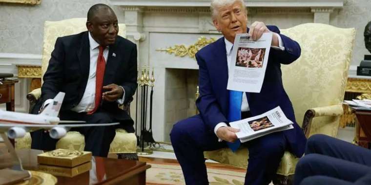 Трамп ОАР президентін ақ нәсілділерді қудалады деп айыптады 