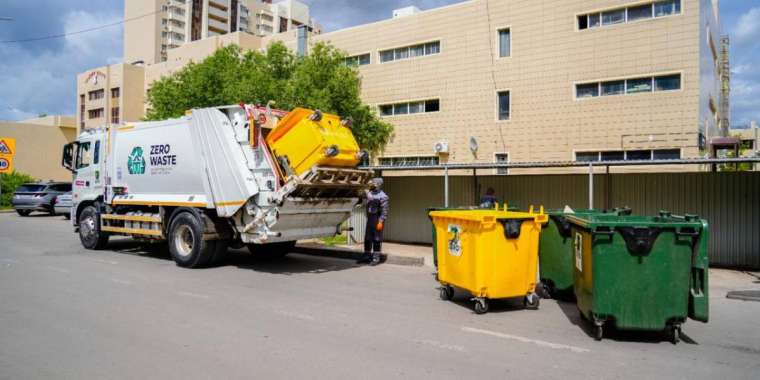 Астанада  қоқыс жәшігі белгіленген цифрлық карта жасалды