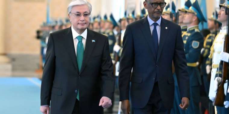 Ақорда Руанда президентін салтанатты түрде қарсы алды