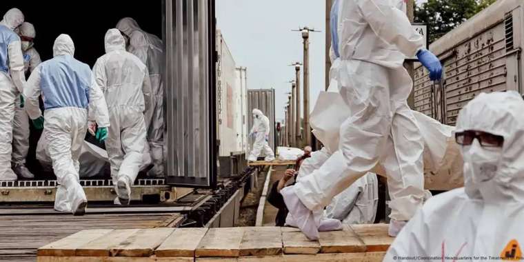 Ресей Украинаға тағы 1245 сарбаздың мәйітін қайтарды