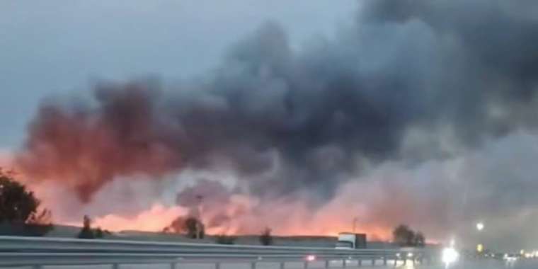 Алматы облысында алапат өрттен көлік қозғалысы уақытша шектелді