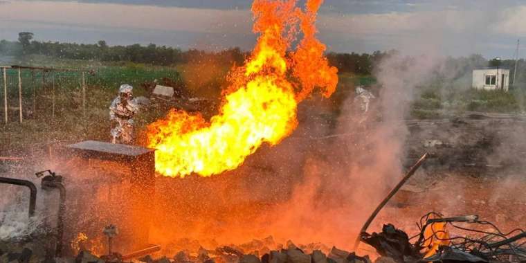 СҚО-да газ таситын көлік жарылып, 8 адам күйіп қалды