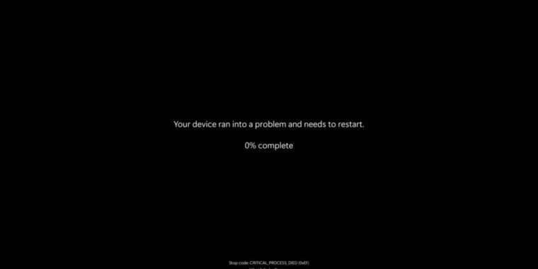 Көгерген экран енді қара болады