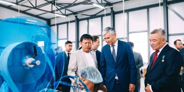 Ұлытау облысында респиратор шығаратын зауыт ашылды