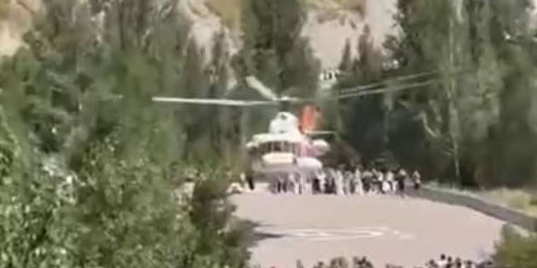 Алматыда "Медеу" спорт кешеніндегі тікұшақ демалушыларды шошытты