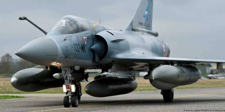 Франицяның Украинаға берген Mirage 2000 жойғыш ұшағы апатқа ұшырады