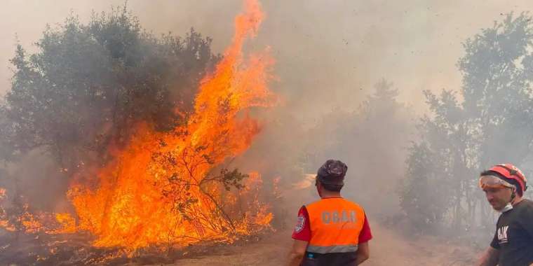 Түркиядағы орман өрті: Анталья мен жағажай курорттары қауіп аймағында