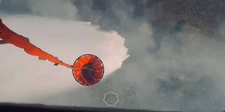 Жетісу облысында таулы аумақтағы өртті сөндіру жұмыстары жалғасуда