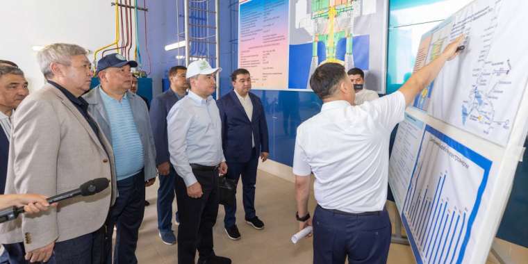 Олжас Бектенов Түркістан облысы су шаруашылығы инфрақұрылымының жағдайымен танысты