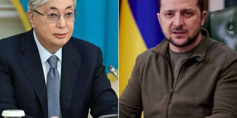 Тоқаев Зеленскийді Тәуелсіздік күнімен құттықтады