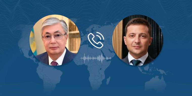 Зеленский Тоқаевпен сөйлесті