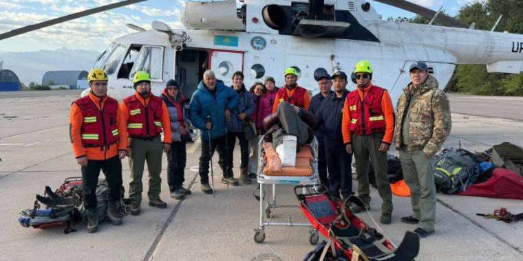 Алматы тауларында тас құлап, альпинистер өлім аузынан аман қалды