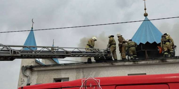 Шымкентте мешітте өрт шықты