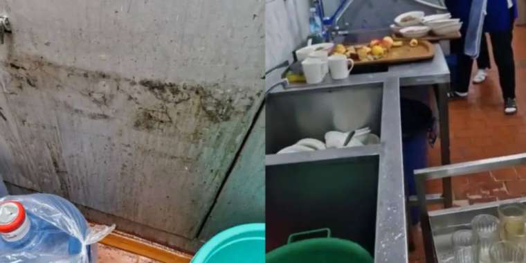 Қоқыс арасындағы ыдыс-аяқ: Ата-аналар мектеп асханасына шағымданды