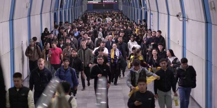 Алматы метросы жаңа рекорд орнатты