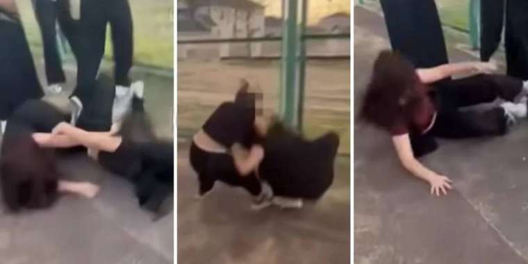 Маңғыстауда оқушы қыздар төбелесті