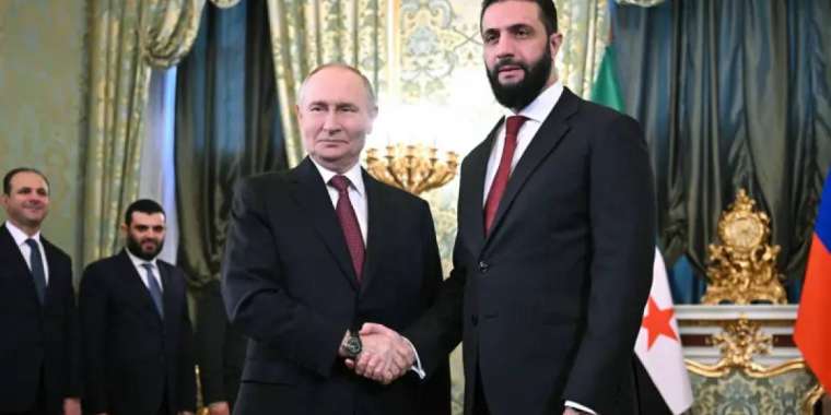 Путин Кремльде Сирияның қазіргі басшысын қабылдады