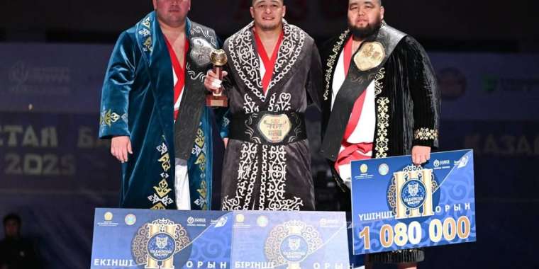 Тоқаев «Қазақстан барысы – 2025» турнирінің жеңімпазын құттықтады