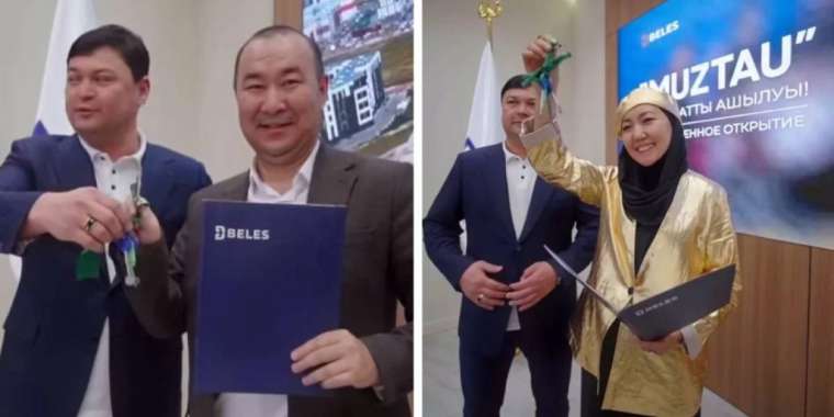 «Жағдайлары керемет»: Айтыскер Сара Тоқтамысова мен Айбек Қалиев пәтерге ие болды