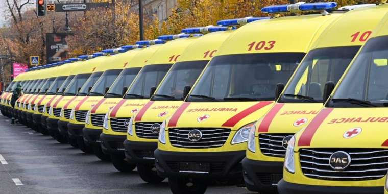 Алматыда Жедел медициналық жәрдем автопаркі жаңартылды