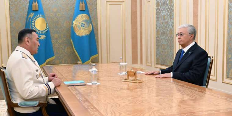 Тоқаев Ұлттық қауіпсіздік комитетінің төрағасы Ермек Сағымбаевты қабылдады
