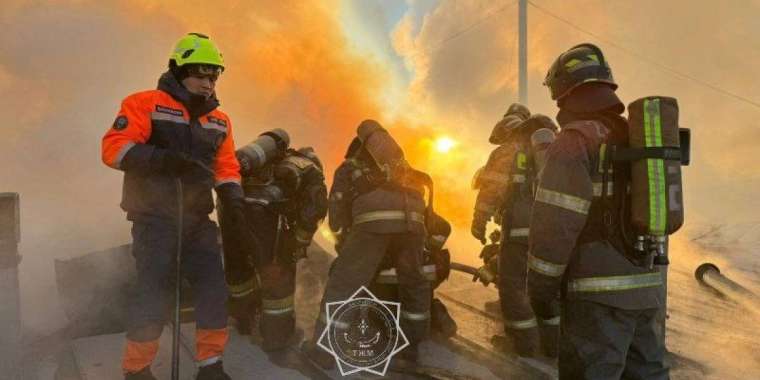 Астанада цехтан өрт шықты