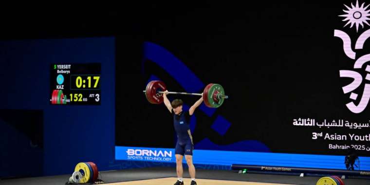 Бейбарыс Ерсейіт ауыр атлетикадан Азия ойындарындағы екінші медалін жеңіп алды