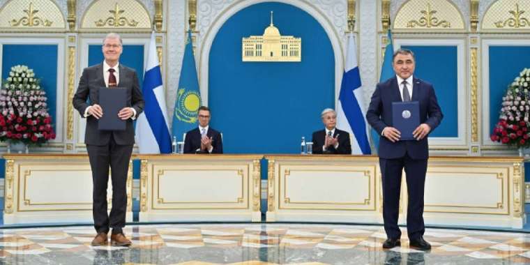 Қазақстан мен Финляндия арасында 15 құжатқа қол қойылды