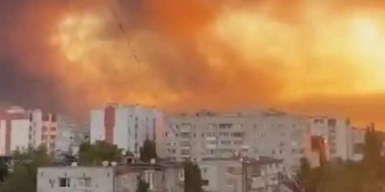 Ресей Украинаға соққы жасады: Полтава маңындағы газ нысанында өрт шықты