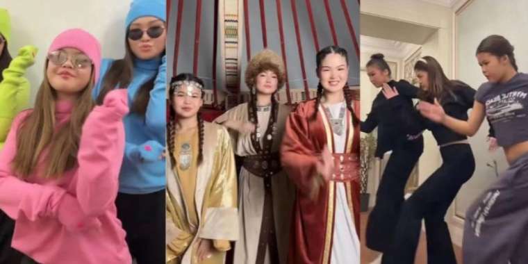 Тұрсынбек пен Мөлдірдің қыздары биімен желі қолданушыларын тәнті етті