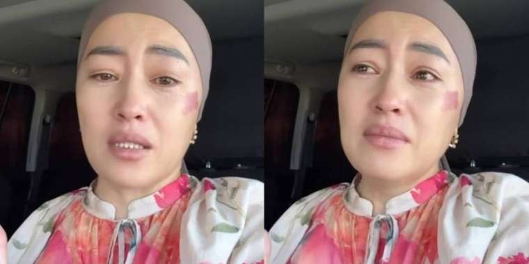 "Сіз жоқсыз! Сіз ғана жетпейсіз": Наркенже Серікбаева жылап, өкінішін жеткізді (ФОТО)