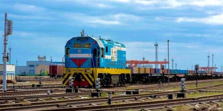 Ақмола облысында 8 вагон рельстен шығып кетті