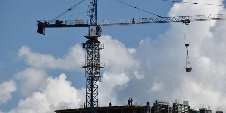 Павлодарда салынып жатқан ғимарат опырылды