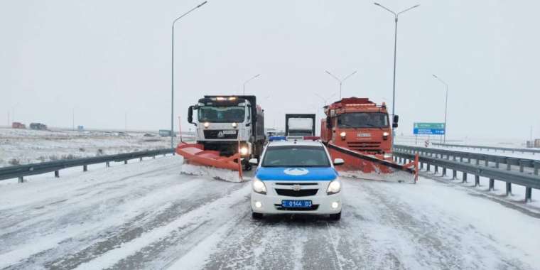Екі облыста жол қозғалысына шектеу енгізілді