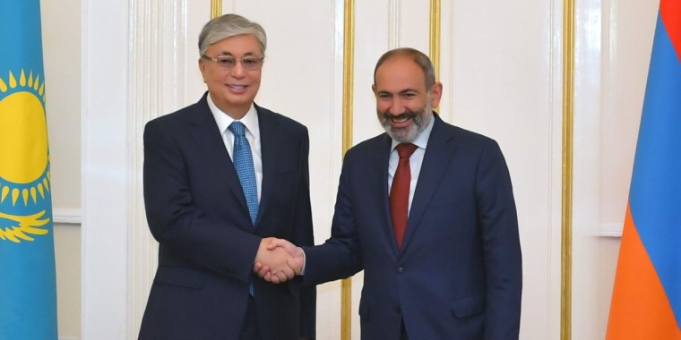 Тоқаевтың шақыруымен Астанаға Армения Премьер-министрі келеді