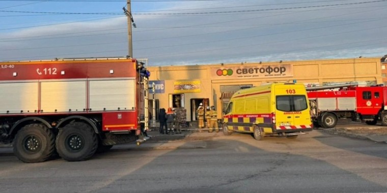 Қосшыдағы ет дүкенінен өрт шықты