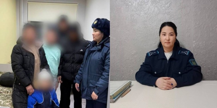 ШҚО-да полиция қызметкері бес баланы құтқарды