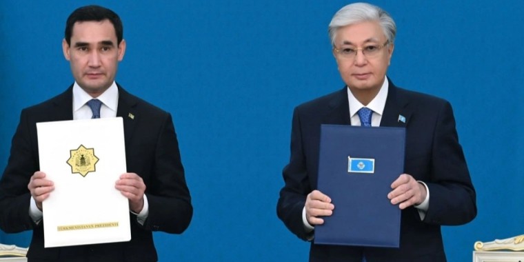 Қазақстан мен Түрікменстан бірқатар келісімге қол қойды
